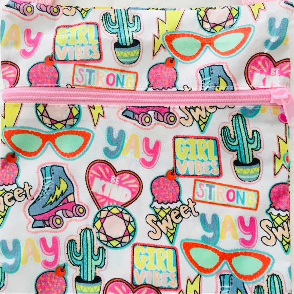 SOCKS 2 ICE CREAM PASTEL CROSSBODY 24 PONY HOLDERS